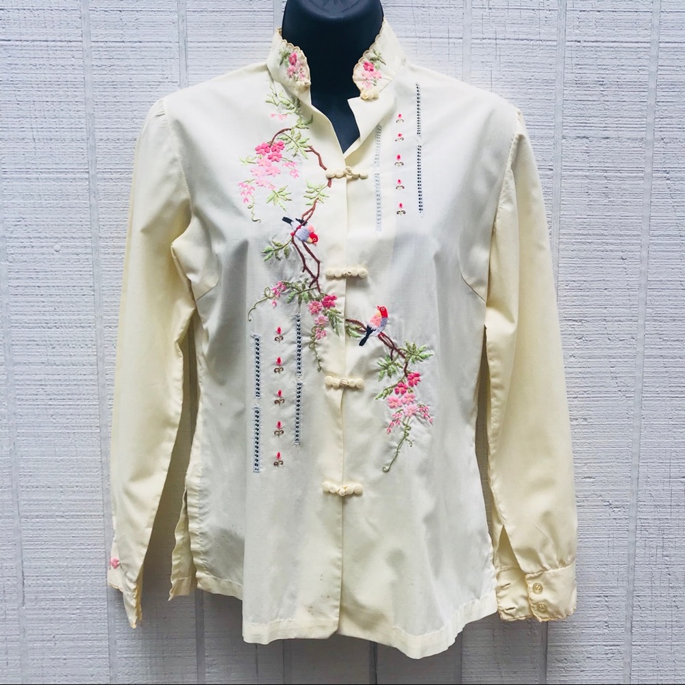 Vintage hand embroidered shirt